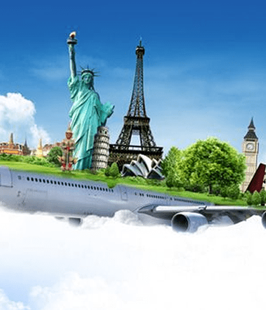 פסל החירות ומטוס